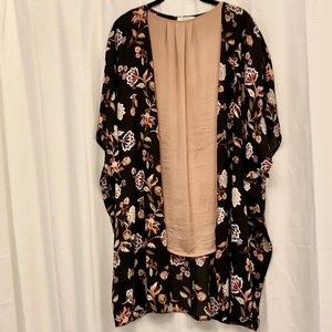 Sheer Flora Kimono